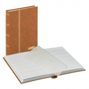 Lindner 1159-H Clasificador estándar 165 x 220 mm, 32 páginas blancas, marrón