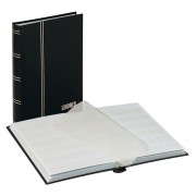 Lindner 1159-S Clasificador estándar 165 x 220 mm, 32 páginas blancas, negro