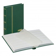 Lindner 1159-G Clasificador estándar 165 x 220 mm, 32 páginas blancas, verde