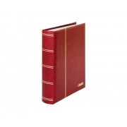 Lindner 1162S-R Clasificadores Luxus 230 x 305 mm 60 páginas blancas, rojo