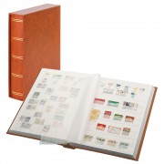 Lindner 1162SK-H Clasificadores Luxus 240 x 320  mm 60 páginas blancas, marrón