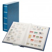 Lindner 1162SK-B Clasificadores Luxus 240 x 320  mm 60 páginas blancas, azul