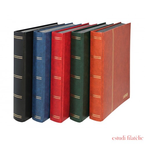 Lindner 1169S-B Clasificadores Luxus 230 x 305 mm, con 60 páginas en negro, azul Lindner 1169S-B Clasificadores Luxus 230 x 305 mm, con 60 páginas en negro, azul