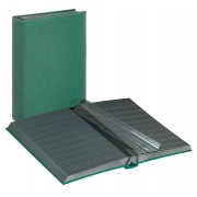Lindner 1195-G Clasificadores DIAMANT 230 x 305 mm 60 páginas negras, verde