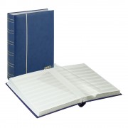 Lindner 1180-B Clasificadores NUBUK 230 x 305 mm 60 páginas blancas, azul