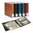 Lindner 3532BN-W Álbum PUBLICA M Banknote para 80 billetes / postales, rojo
