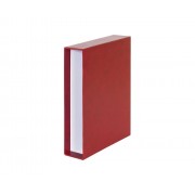 Lindner 116K-R Carpeta para Stockbook LUXUS 60 páginas, rojo