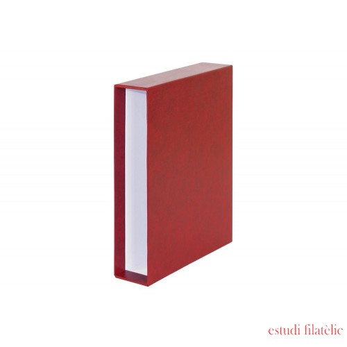 Lindner 116K-R Carpeta para Stockbook LUXUS 60 páginas, rojo