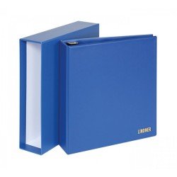 Lindner 1702 Sistema UNIPLATE Carpeta de anillas + estuche azul Lindner 1702 Sistema UNIPLATE Carpeta de anillas + estuche azul