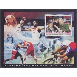 Cuba HB 190 2004 II Olimpiada de deporte Cubana MNH Cuba HB 190 2004 II Olimpiada de deporte Cubana MNH