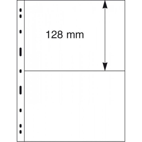 Lindner 092 Hojas UNIPLATE 128/197 mm 2 tiras Transparentes Lindner 092 Hojas UNIPLATE 128/197 mm 2 tiras Transparentes