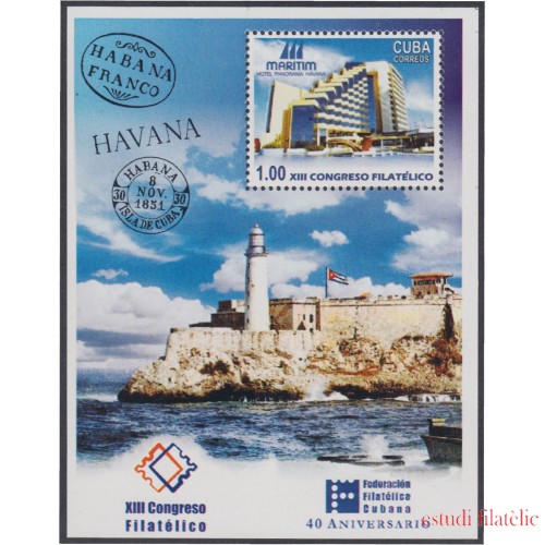 Cuba HB 194 2004 13 Congreso de Filatelia MNH