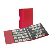 Lindner S3542B-1 Álbum Publica M Color con estuche a juego, Rojo 