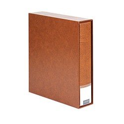 Lindner 3533-H PUBLICA LS Carpeta de anillas + con estuche, marrón Lindner 3533-H PUBLICA LS Carpeta de anillas + con estuche, marrón