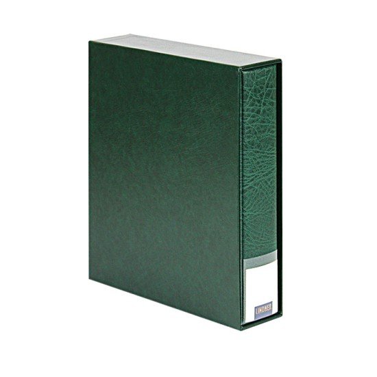 Lindner 3533-G PUBLICA LS Carpeta de anillas + estuche, verde Lindner 3533-G PUBLICA LS Carpeta de anillas + estuche, verde