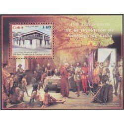 Cuba HB 202 2005 490 Años de la Ciudad de Santiago de Cuba MNH Cuba HB 202 2005 490 Años de la Ciudad de Santiago de Cuba MNH