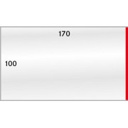 Lindner 883-1P Bolsas de cristal protectoras, medidas internas: 170 x 100 mm