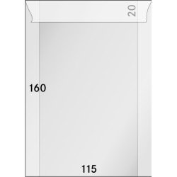 Lindner 710 Sobres de brillantina 115 X 160 + 20 mm pqte de 500 Lindner 710 Sobres de brillantina 115 X 160 + 20 mm pqte de 500