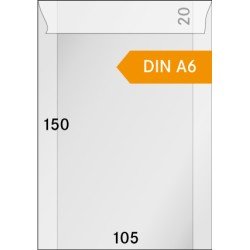 Lindner 709 Sobres de brillantina 105 X 150 + 20 mm pqte de 500 Lindner 709 Sobres de brillantina 105 X 150 + 20 mm pqte de 500