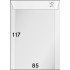 Lindner 706 Sobres de brillantina 85 X 117 + 16 mm pqte de 500