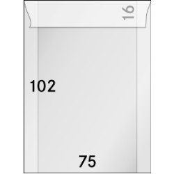 Lindner 704 Sobres de brillantina 75 X 102 + 16 mm pqte de 500 Lindner 704 Sobres de brillantina 75 X 102 + 16 mm pqte de 500