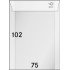 Lindner 704 Sobres de brillantina 75 X 102 + 16 mm pqte de 500