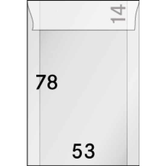 Lindner 702 Sobres de brillantina 53 X 78 + 14 mm pqte de 500 Lindner 702 Sobres de brillantina 53 X 78 + 14 mm pqte de 500