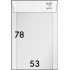 Lindner 702 Sobres de brillantina 53 X 78 + 14 mm pqte de 500
