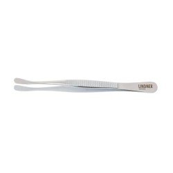 Lindner 2066 pinza de acero inoxidable 115 mm con forma de pala curva ancha Lindner 2066 pinza de acero inoxidable 115 mm con forma de pala curva ancha