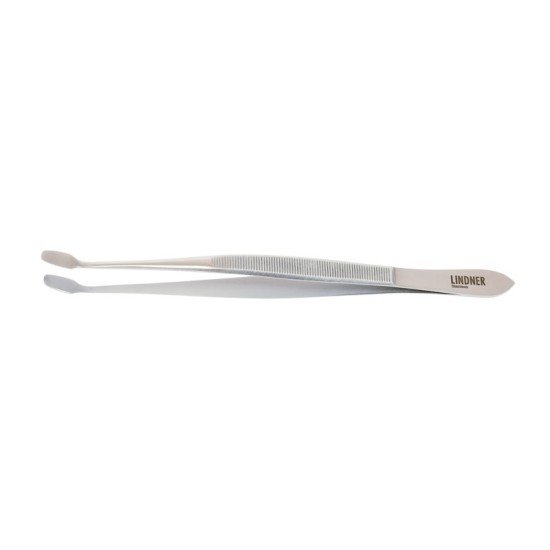 Lindner 2068 pinza de acero inoxidable 150 mm con forma de pala curva ancha Lindner 2068 pinza de acero inoxidable 150 mm con forma de pala curva ancha