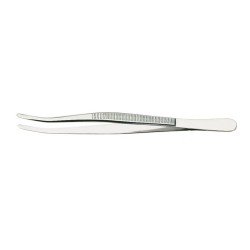 Lindner 2036 pinza niquelada 120 mm con forma de pala curva estrecha Lindner 2036 pinza niquelada 120 mm con forma de pala curva estrecha