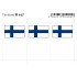 Lindner 667 Finlandia Etiquetas adhesivas 24 x 38 mm pqte 6