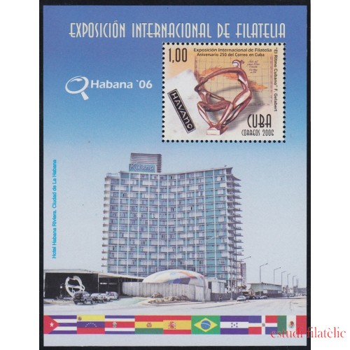 Cuba HB 209 2006 Exposción Filatelica de La Habana MNH