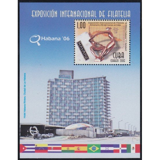 Cuba HB 209 2006 Exposción Filatelica de La Habana MNH Cuba HB 209 2006 Exposción Filatelica de La Habana MNH
