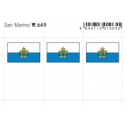 Lindner 649 San Marino Etiquetas adhesivas 24 x 38 mm pqte 6 