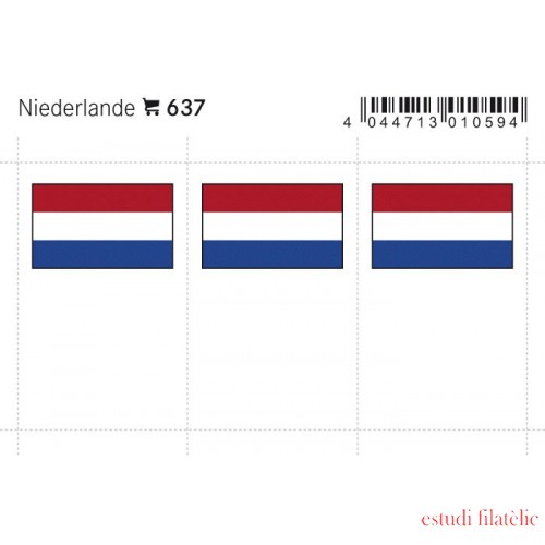 Lindner 637 Holanda Etiquetas adhesivas 24 x 38 mm pqte 6 