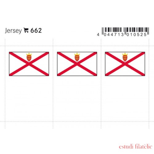 Lindner 662 Jersey Etiquetas adhesivas 24 x 38 mm pqte 6 