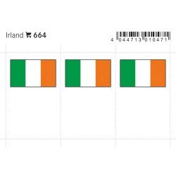 Lindner 664 Irlanda Etiquetas adhesivas 24 x 38 mm pqte 6 Lindner 664 Irlanda Etiquetas adhesivas 24 x 38 mm pqte 6