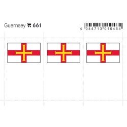 Lindner 661 Guernsey Etiquetas adhesivas 24 x 38 mm pqte 6 Lindner 661 Guernsey Etiquetas adhesivas 24 x 38 mm pqte 6