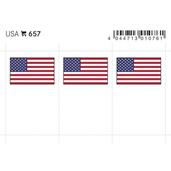 Lindner 657 USA Etiquetas adhesivas 24 x 38 mm pqte 6 Lindner 657 USA Etiquetas adhesivas 24 x 38 mm pqte 6