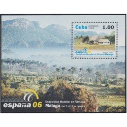 Cuba HB 215 2006 Exposición Filatelica Internacional de Malaga. Paisajes Cubanos MNH Cuba HB 215 2006 Exposición Filatelica Internacional de Malaga. Paisajes Cubanos MNH