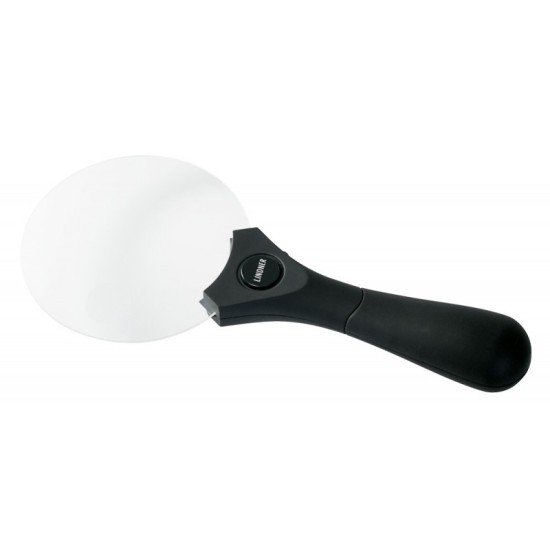 Lindner S7131 Lupa con iluminación LED sin borde, aumento de 2,5x / 4x Lindner S7131 Lupa con iluminación LED sin borde, aumento de 2,5x / 4x