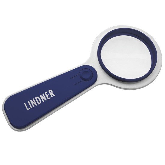 Lindner S198-B Lupa con luz LED, 5x, azul Lindner S198-B Lupa con luz LED, 5x, azul