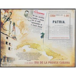 Cuba HB 222 2007 115 Años del Periódico PATRIA MNH Cuba HB 222 2007 115 Años del Periódico PATRIA MNH