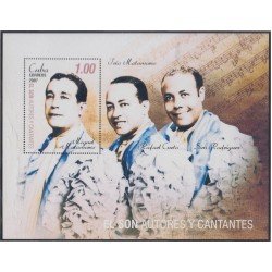 Cuba HB 225 2007 Música El Son Autores y Cantantes MNH Cuba HB 225 2007 Música El Son Autores y Cantantes MNH