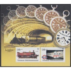 Cuba HB 234 2008 Trenes subterráneos MNH Cuba HB 234 2008 Trenes subterráneos MNH