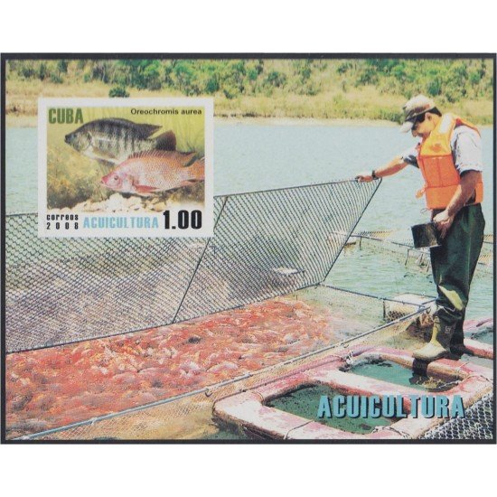 Cuba HB 235 2008 Acuicultura MNH