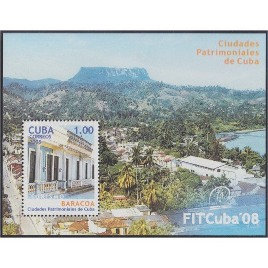 Cuba HB 237 2008 Turismo. Ciudades Cubanas MNH