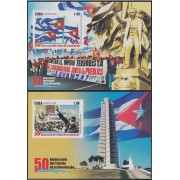 Cuba HB 249/50 2009 50 Años del Triunfo de la Revolución MNH