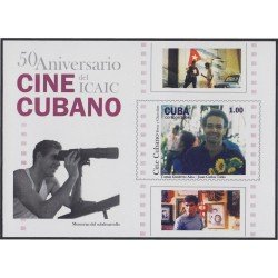 Cuba HB 256 2009 Cine Cubano MNH